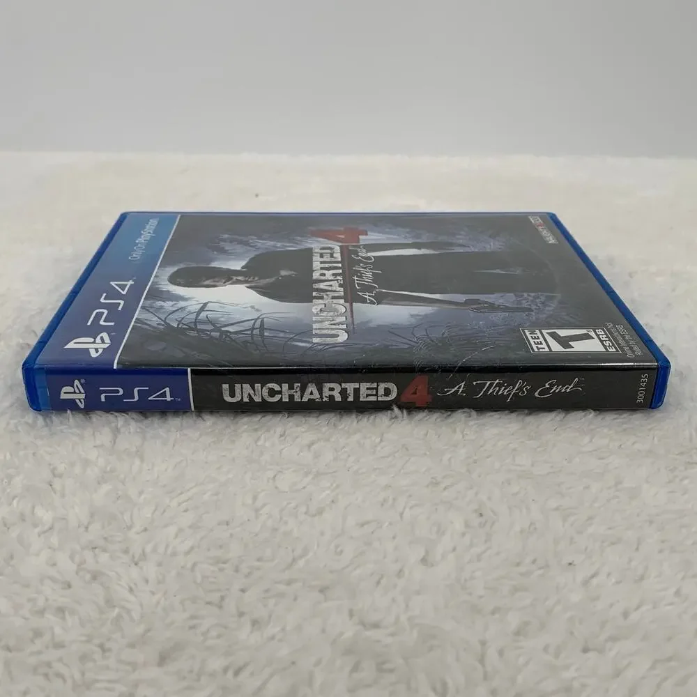 Uncharted 4 A Thiefs End PS4 Game 2016 Sony PlayStation 4 Tested Shooter Action